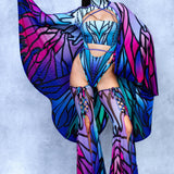 Azure Elemental Open-Heart Leotard