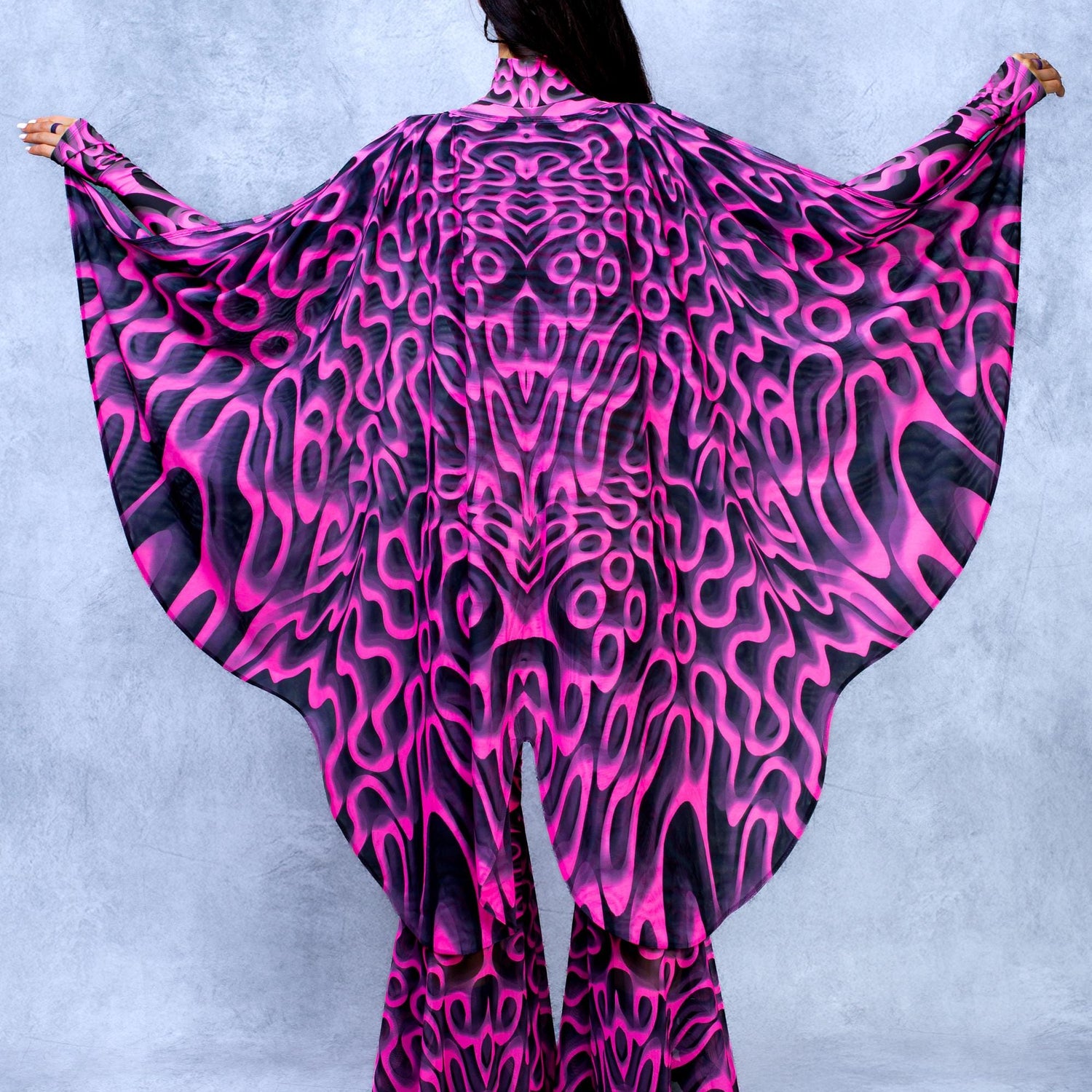 Double Vision Pink Mesh Wings 8