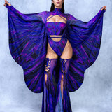 Celestia Amethyst Fairy Open-Heart Leotard