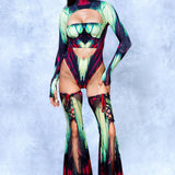 Truth Seeker Open-Heart Leotard