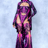 Birdsong Pink Mesh Wings