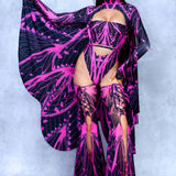 Birdsong Pink Mesh Wings