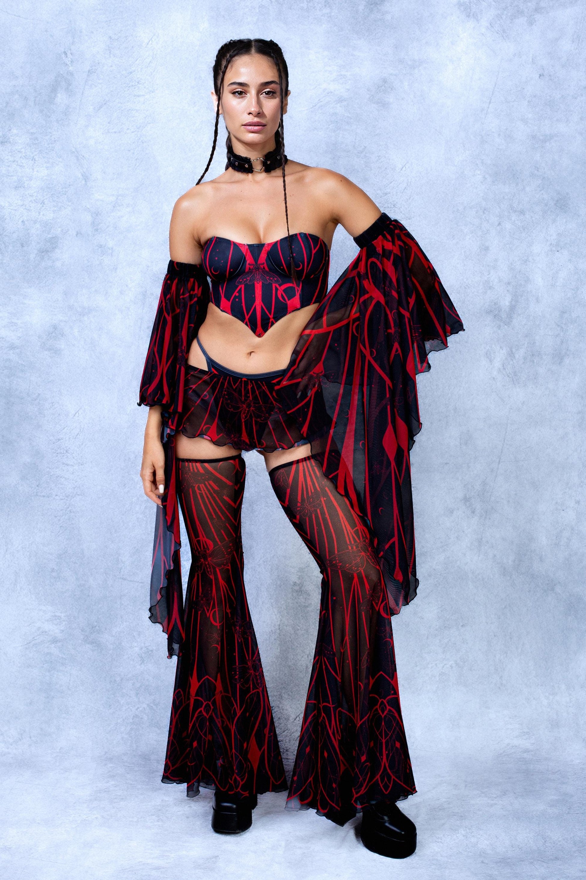 Witch Blood Moon Corset Angel Set 2