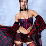 Blood Moon Mesh Micro Skirt