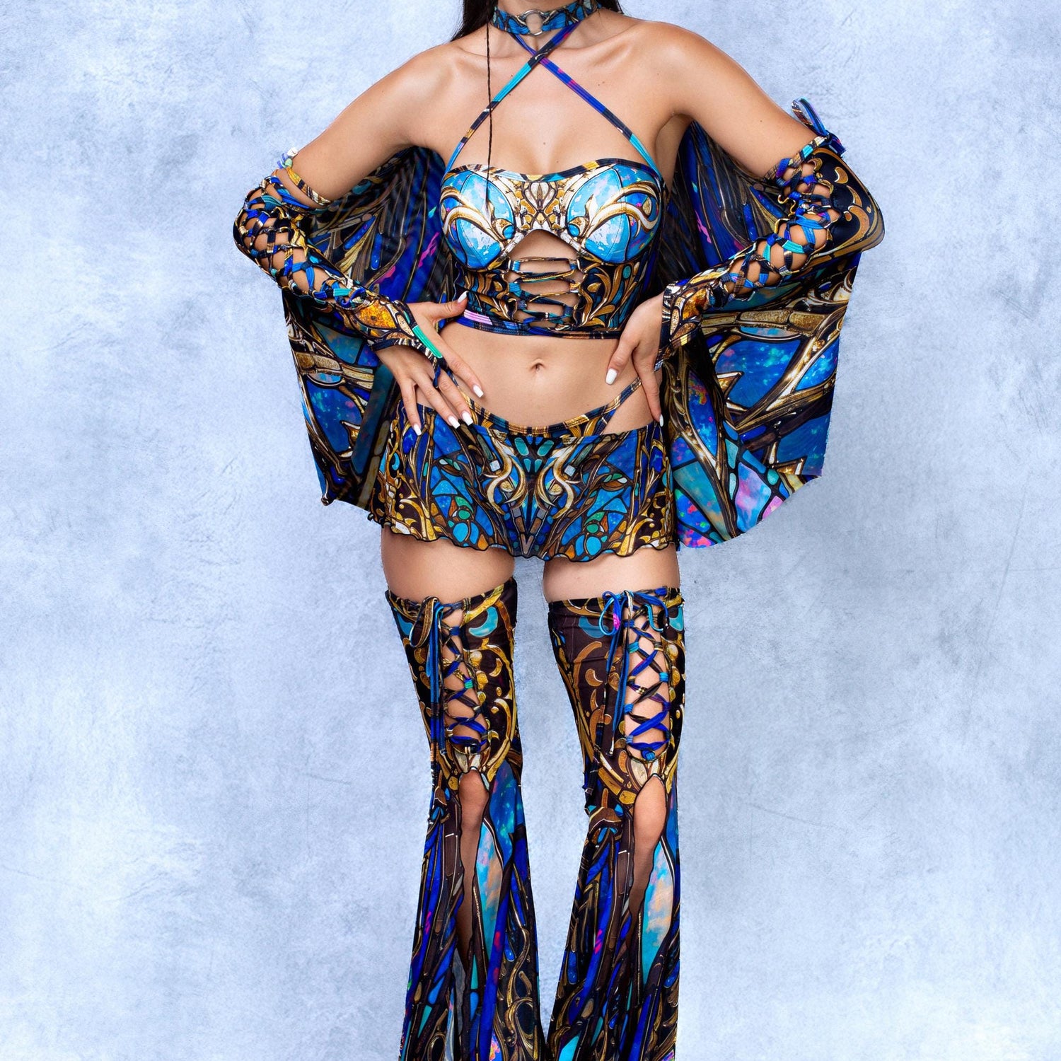 Heartstone Mesh Micro Skirt Performance