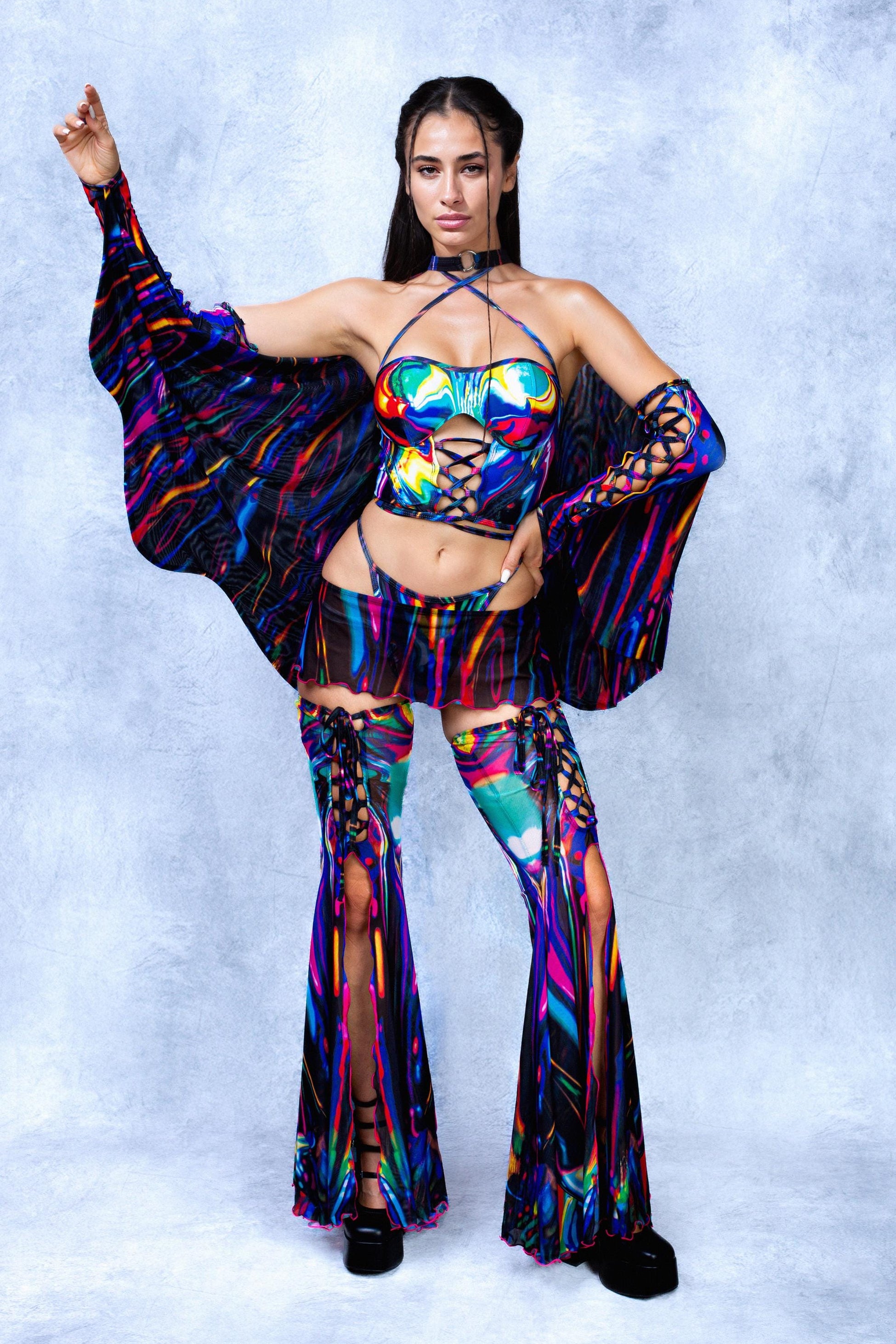 Chrome Delight Corset Top 2