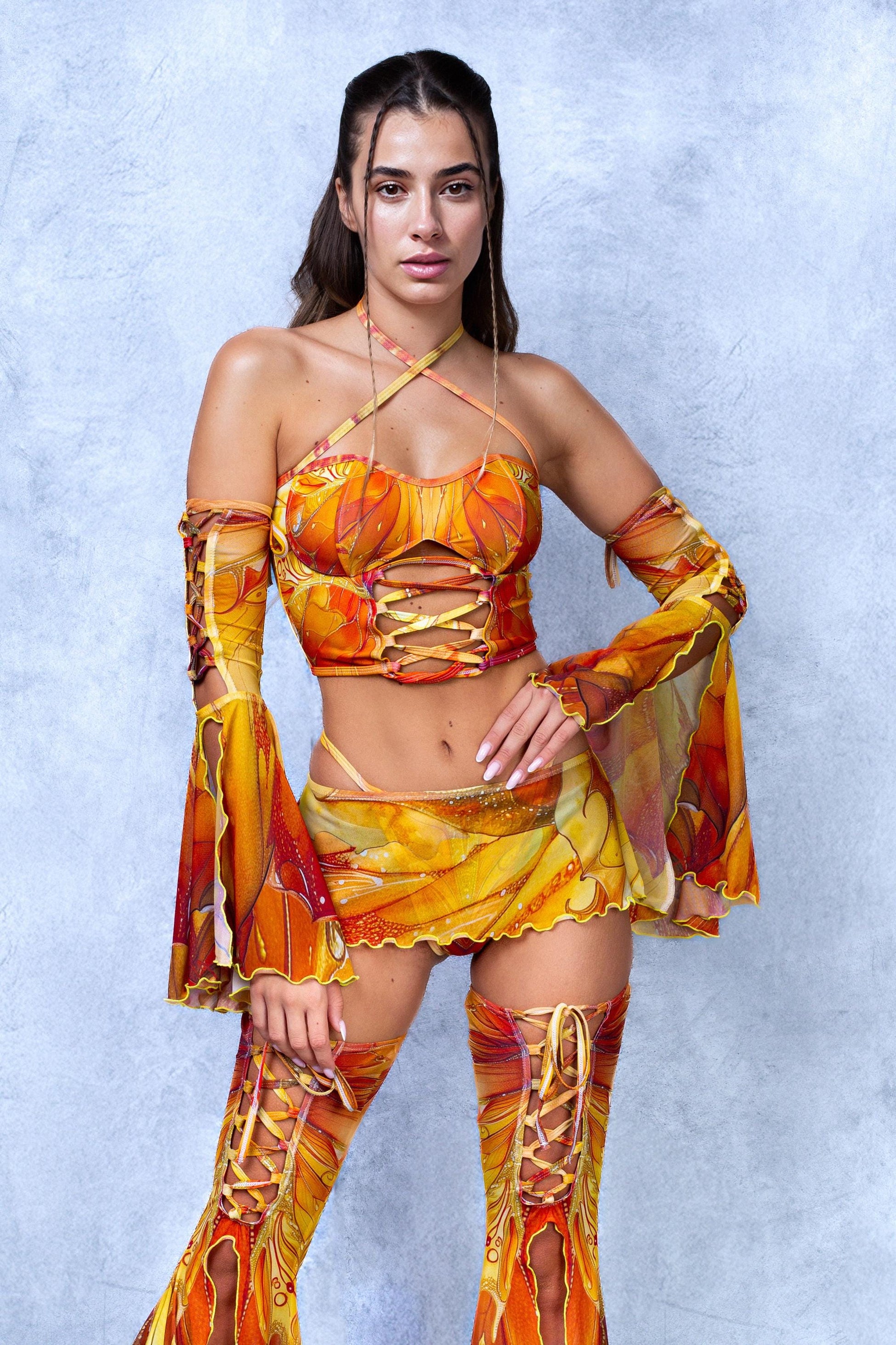 Aura Citrine Corset Top 1