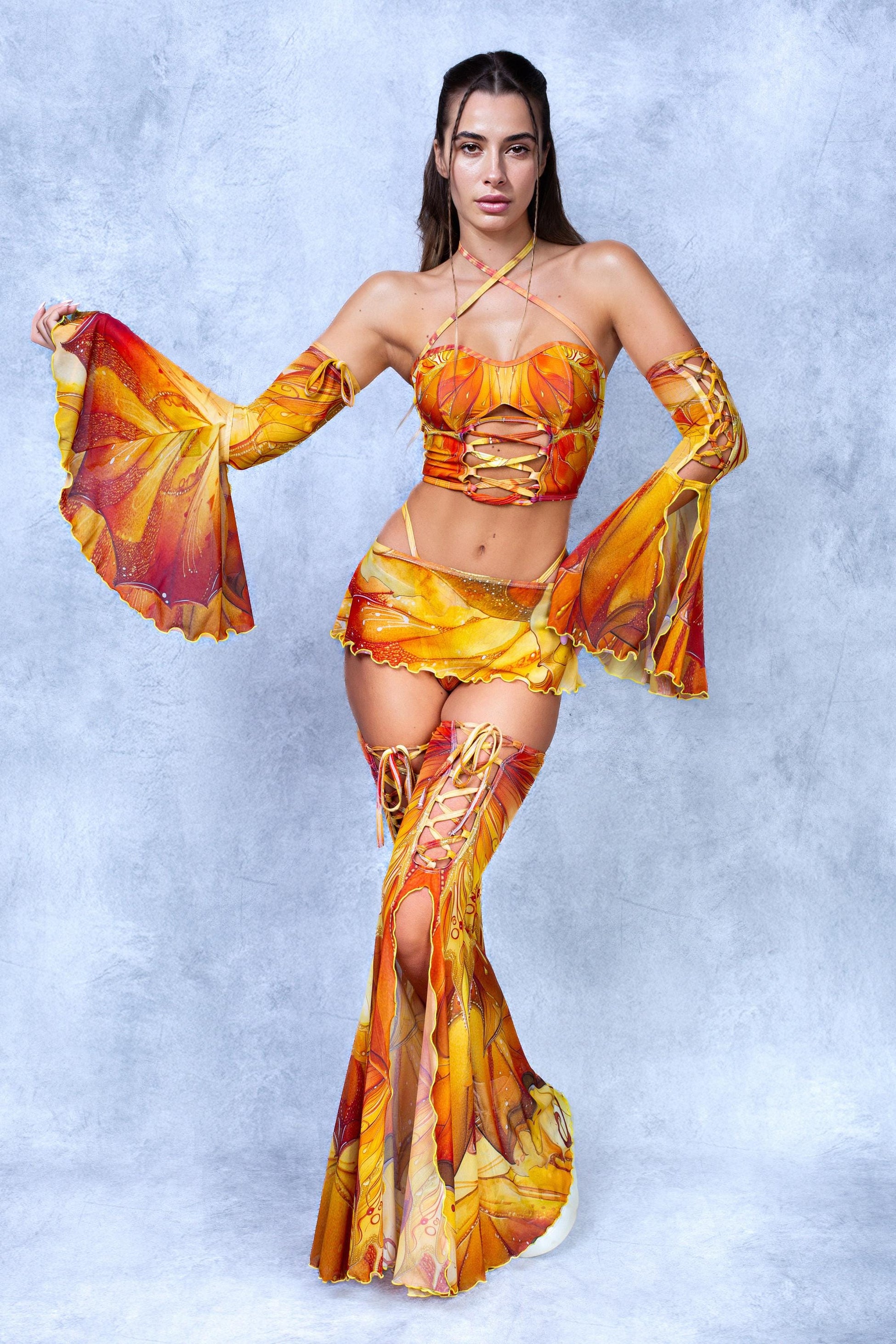 Aura Citrine Corset Top 2