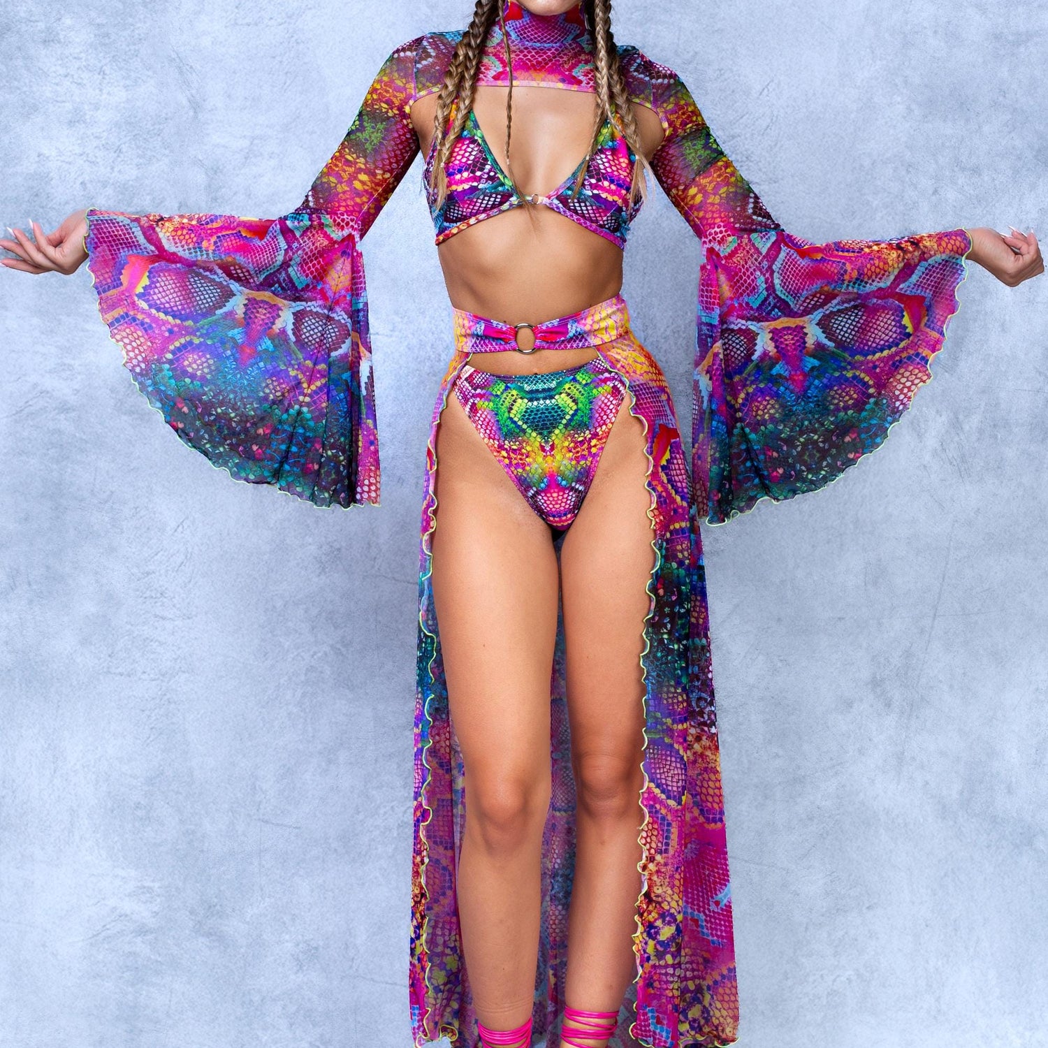 Electric Ring Bralette Top Lycra