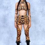 Cheetah Micro Buckle Skirt