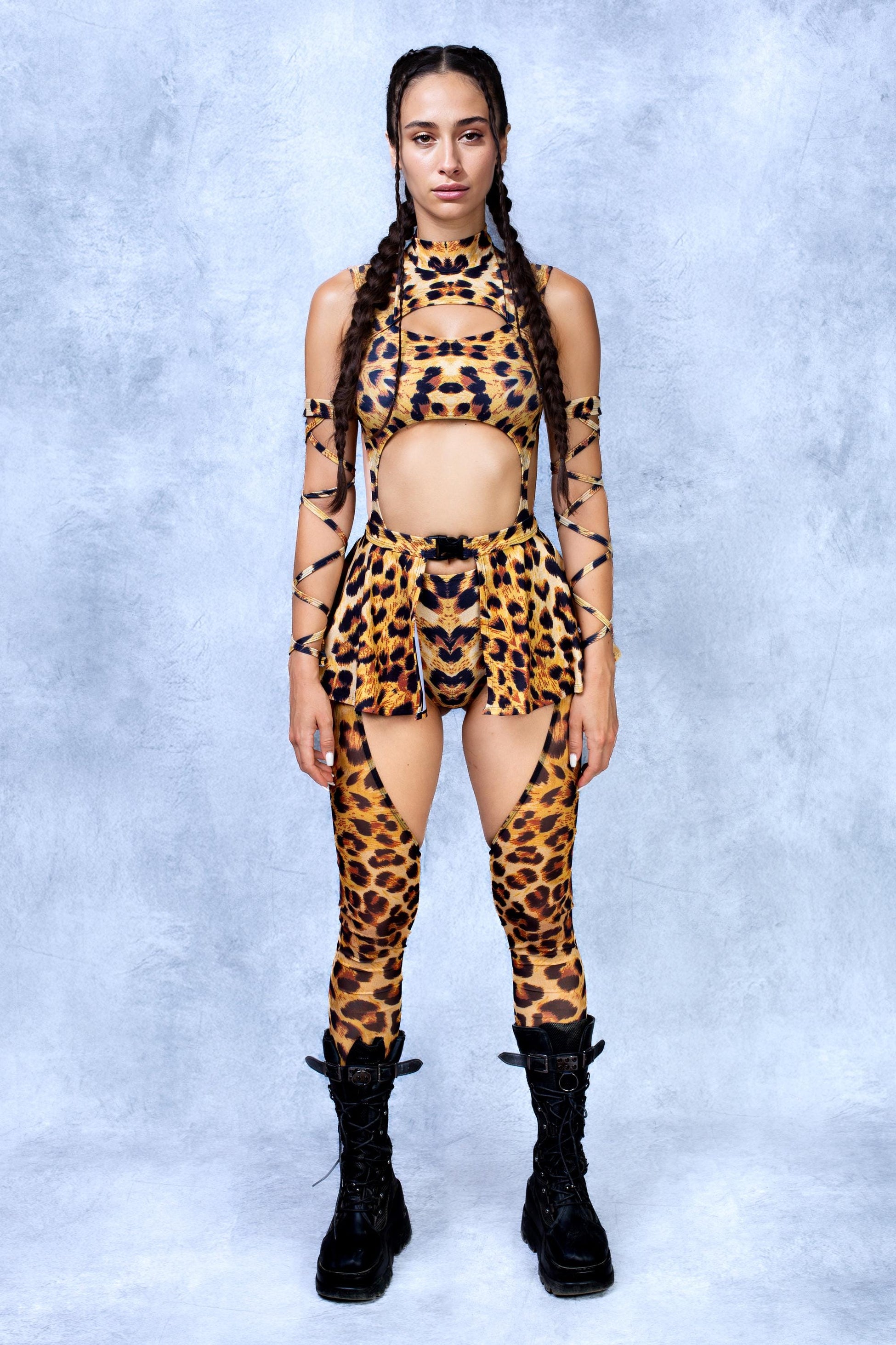 Cheetah Micro Buckle Skirt 2