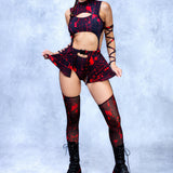 Above Suspicion Micro Buckle Skirt