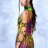 Lynx Open-Heart Bodysuit Set
