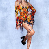 Autumn Butterfly Pixie Dress