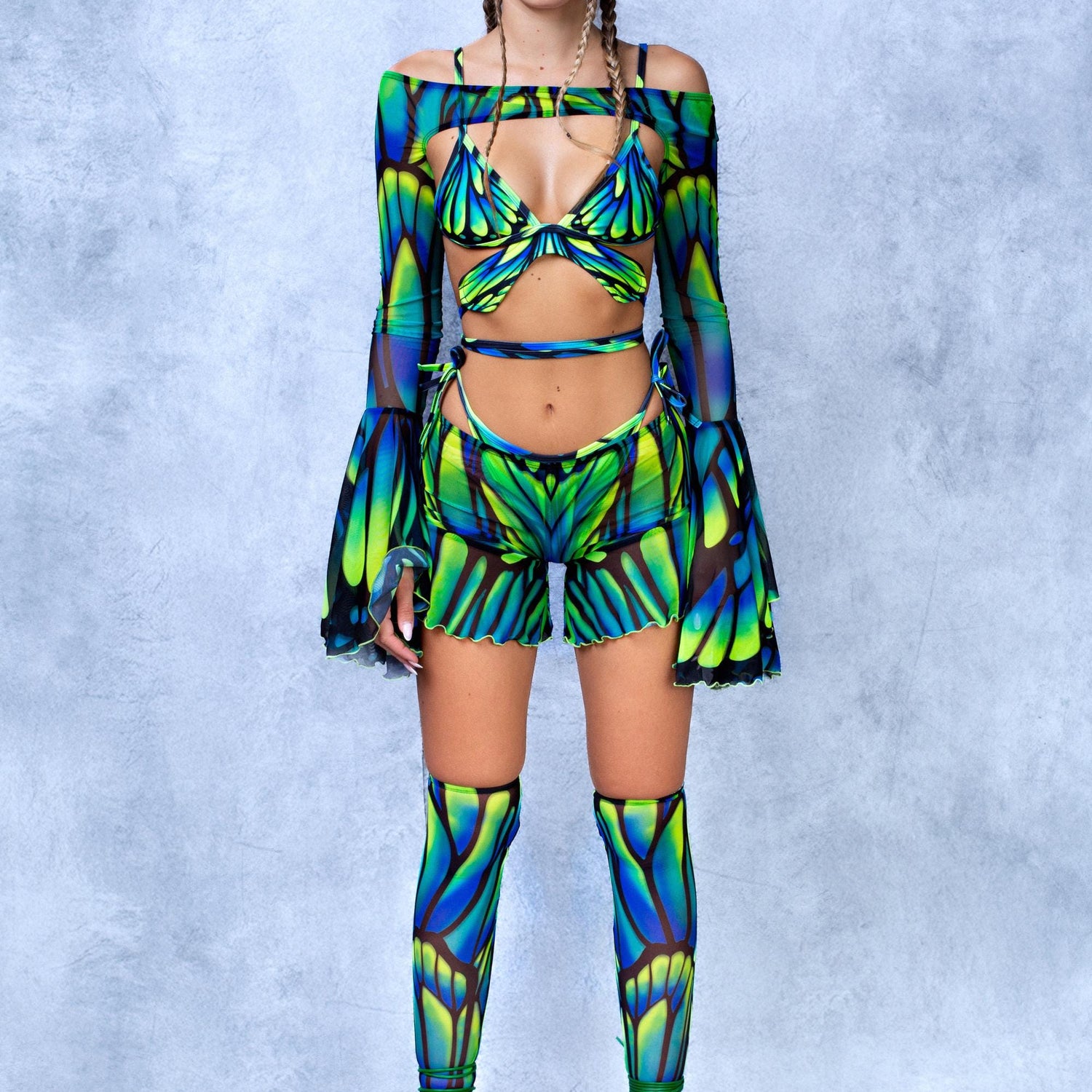Flutter Mesh Shorts 7