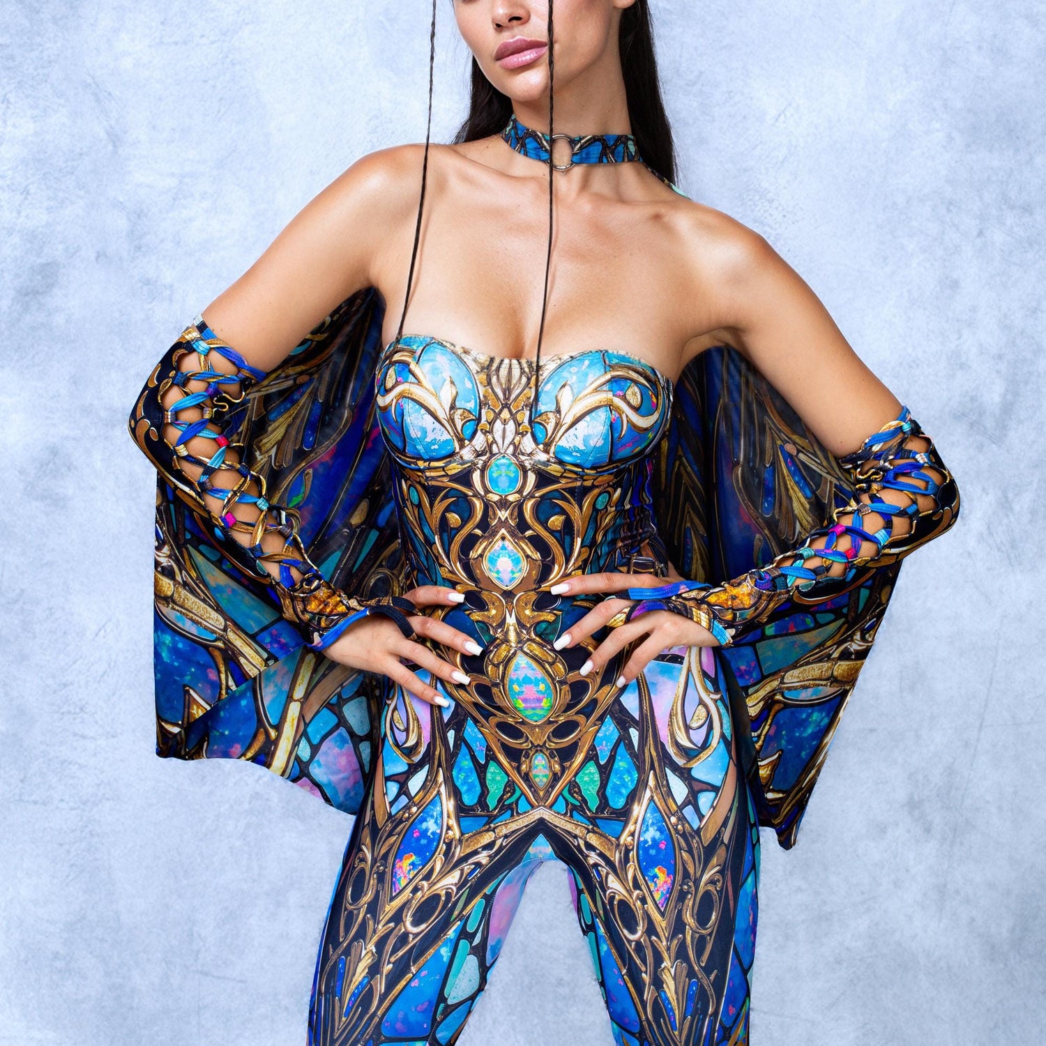 Heartstone Cyber Strapless Romper