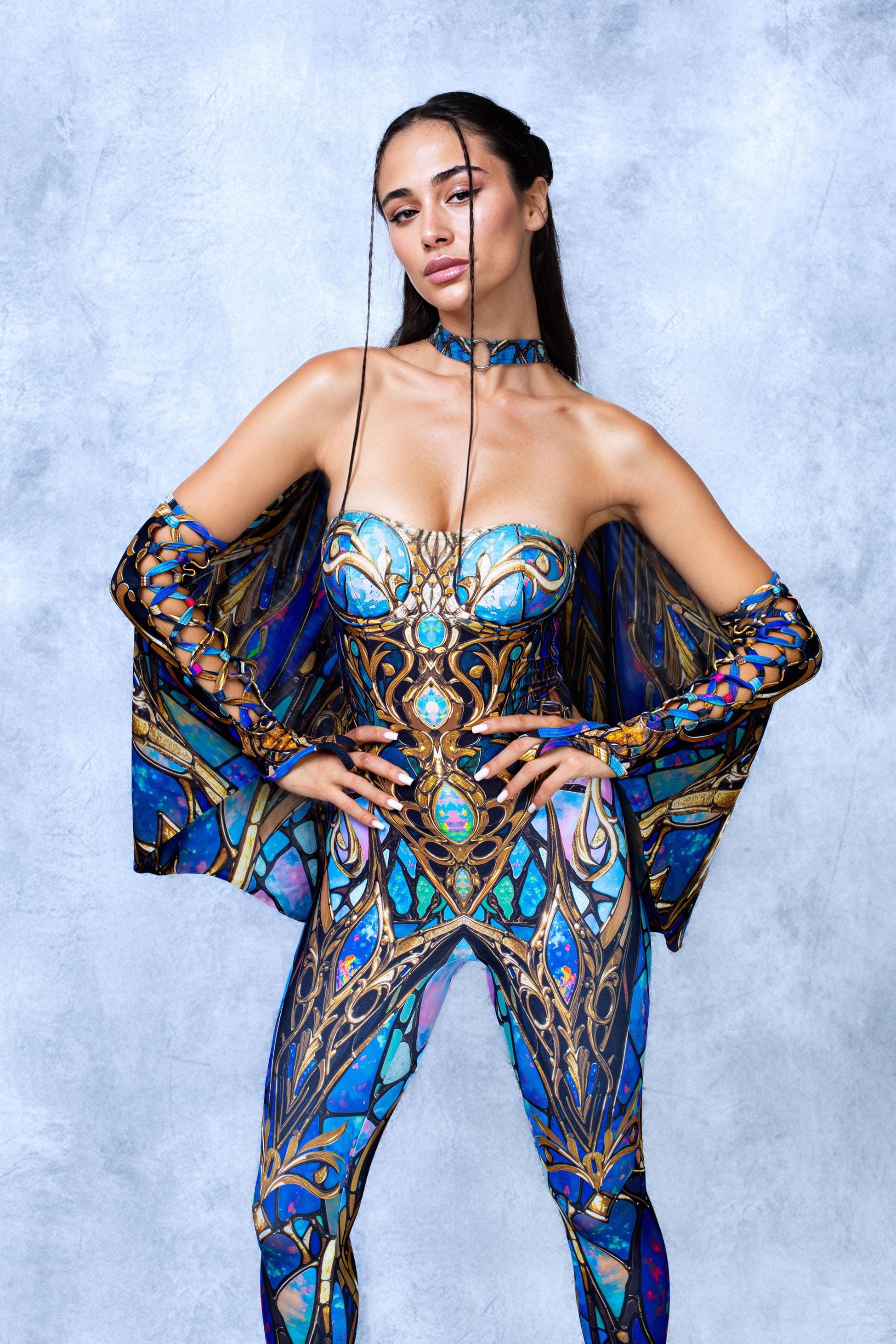 Heartstone Cyber Strapless Romper 1