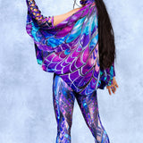 Cyber Persephone Strapless Romper