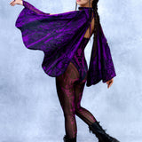 Chiroptera Purple Fairy Jumpsuit Winged Set