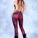 Drawn in Blood Skeleton Catsuit Winged Set