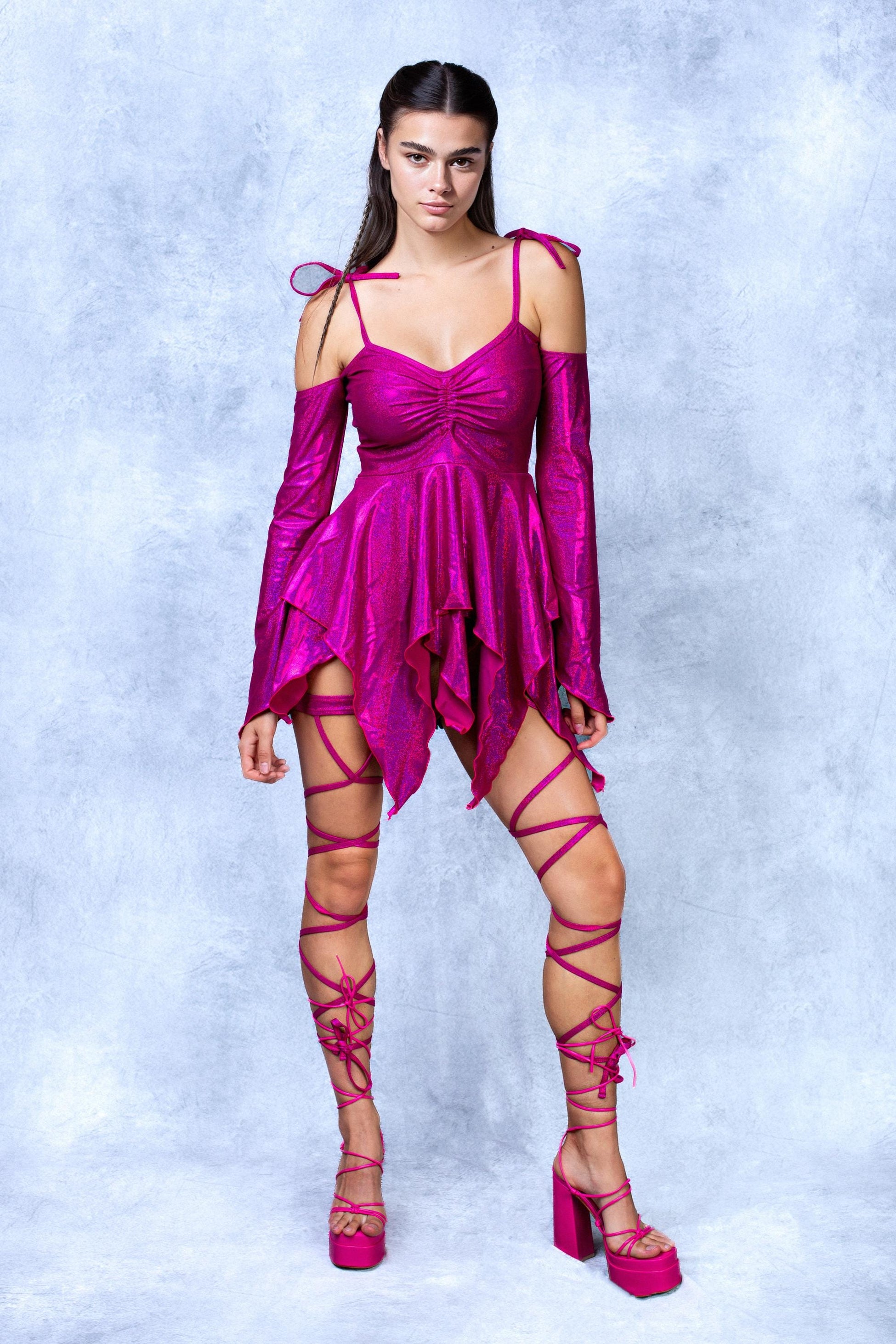 Luxe Rose Pixie Dress 2