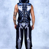 Silver Candy Skeleton Male Muscle Top