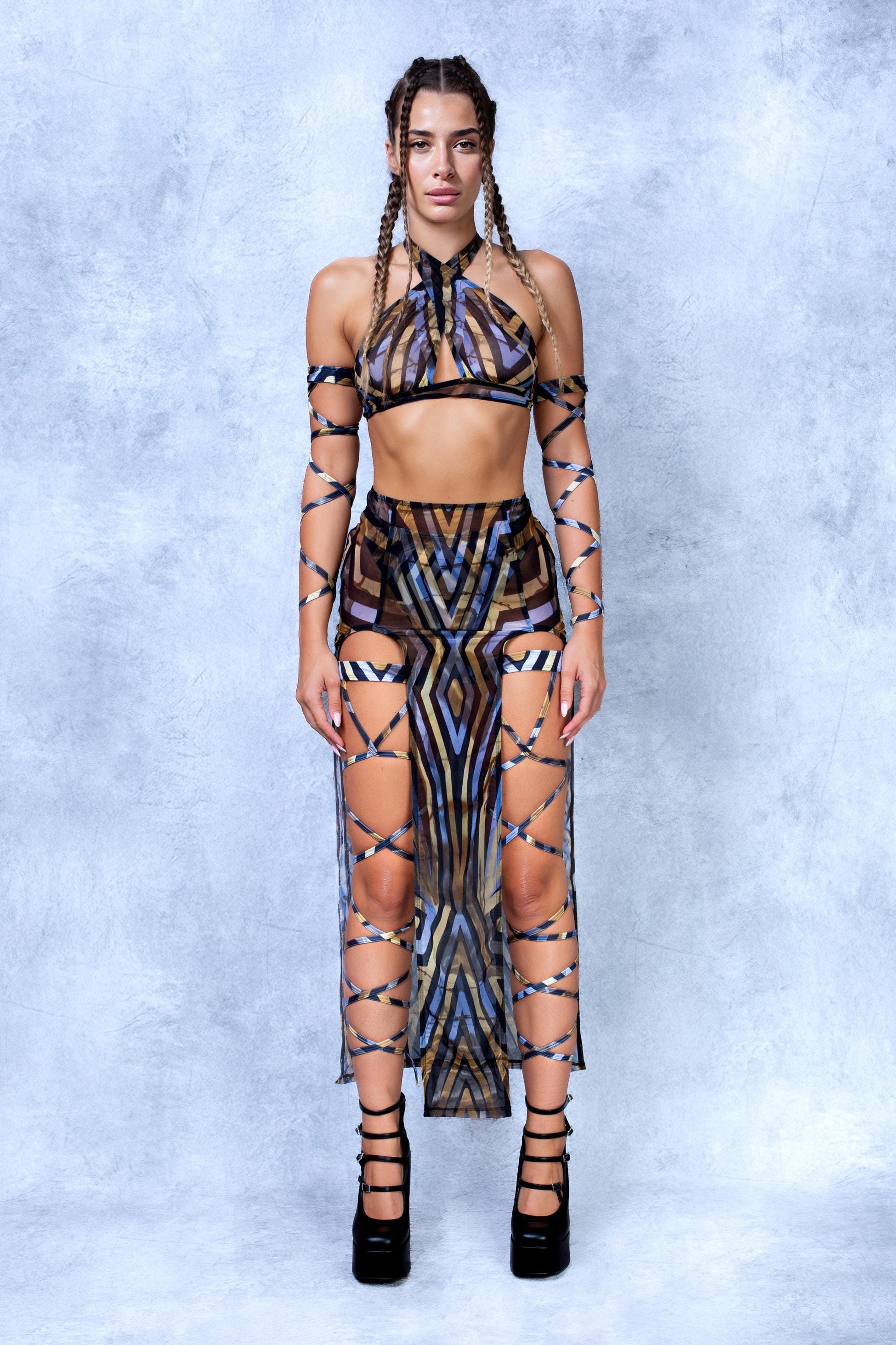Hypnometallic Mesh Duster Set 2