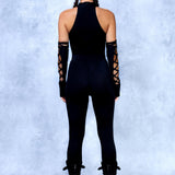 Just Black Criss-Cross Jumpsuit