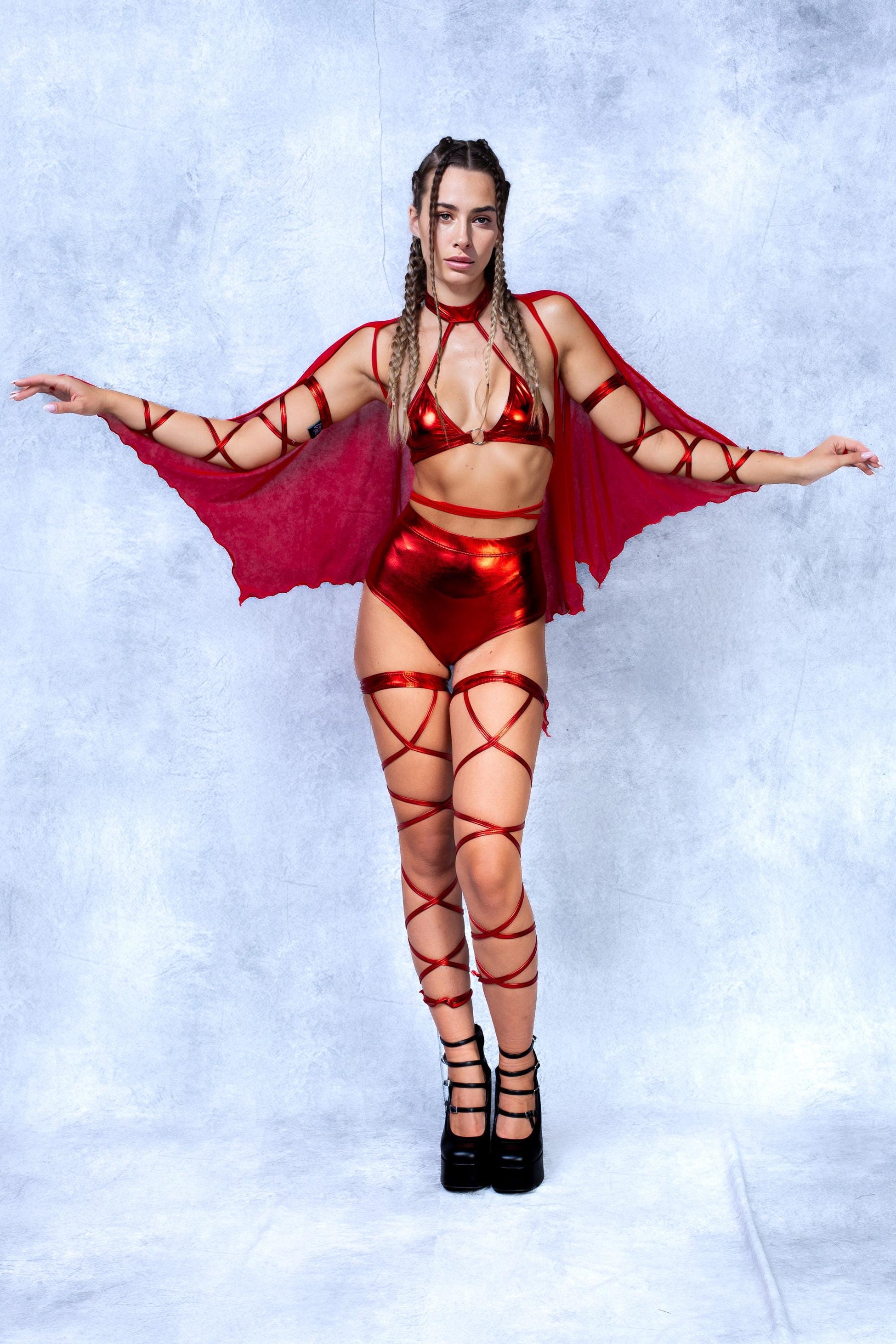 Devil's Wish Ring Choker Top 2