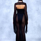 Just Black Witch Panelled Dress