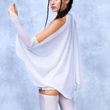 Just White Ring Choker Top