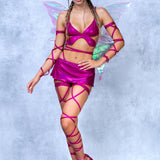 Luxe Rose Butterfly Top
