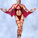 Devil's Wish Halter Bodysuit