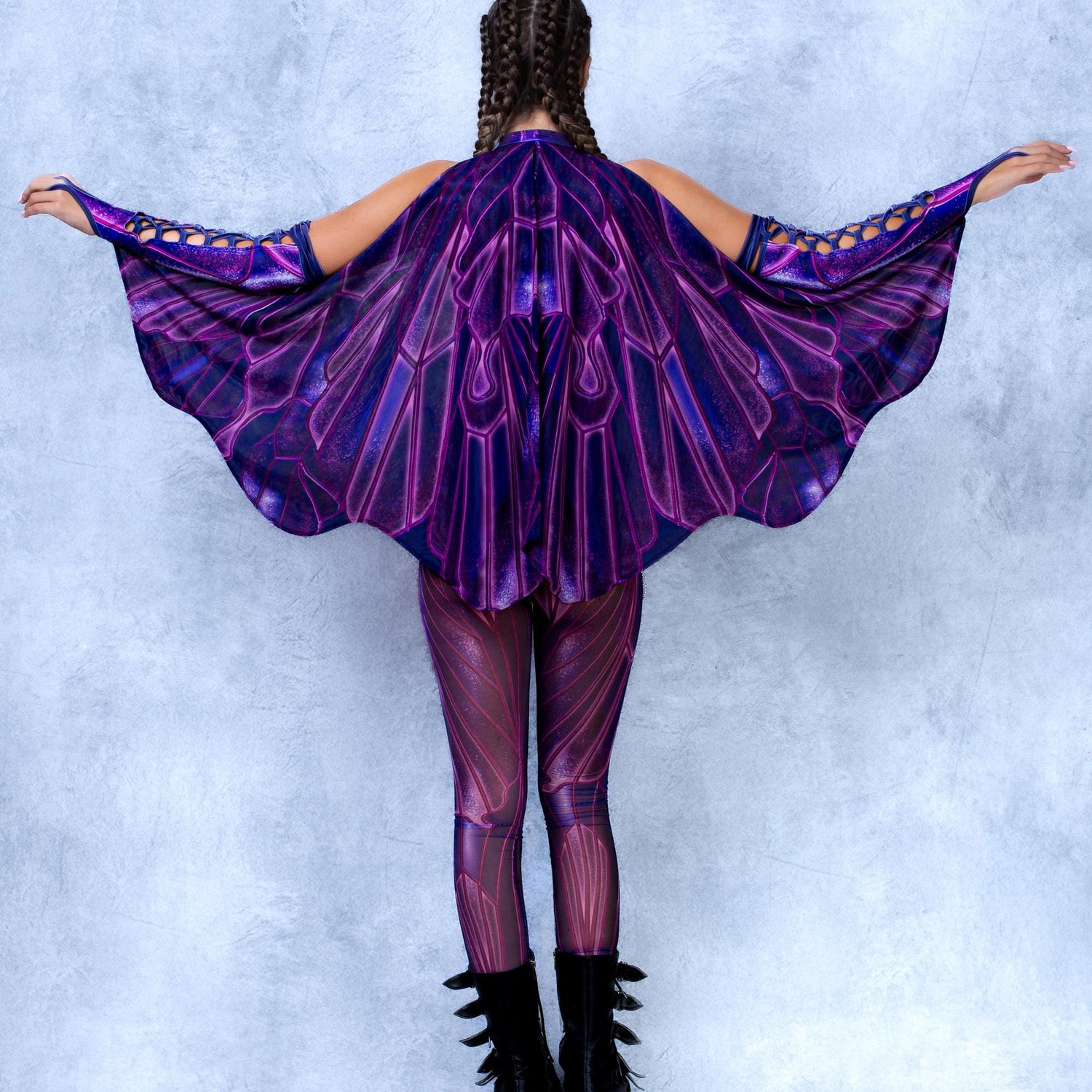 Soaring Alchemy Pink Mesh Wings Festival, Performance