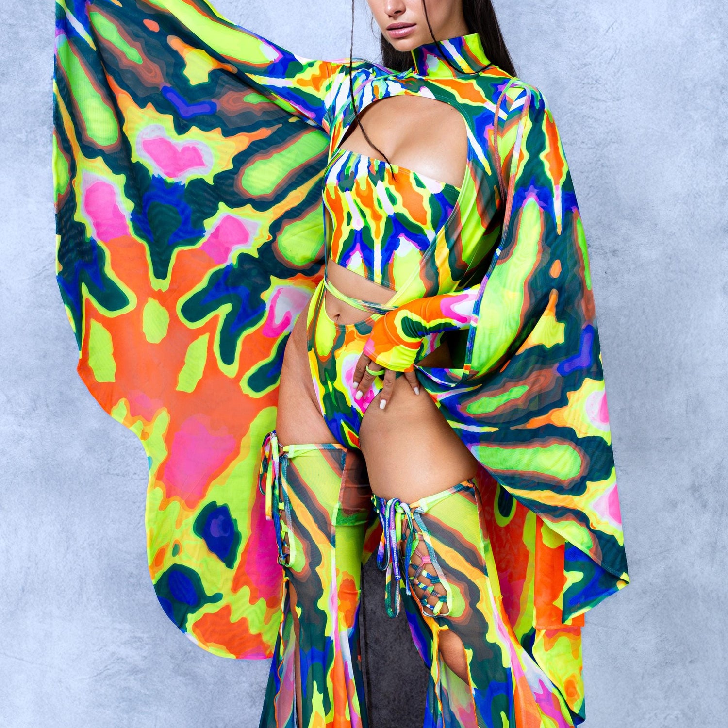 Fairy Spill your Soul Open-Heart Leotard 7