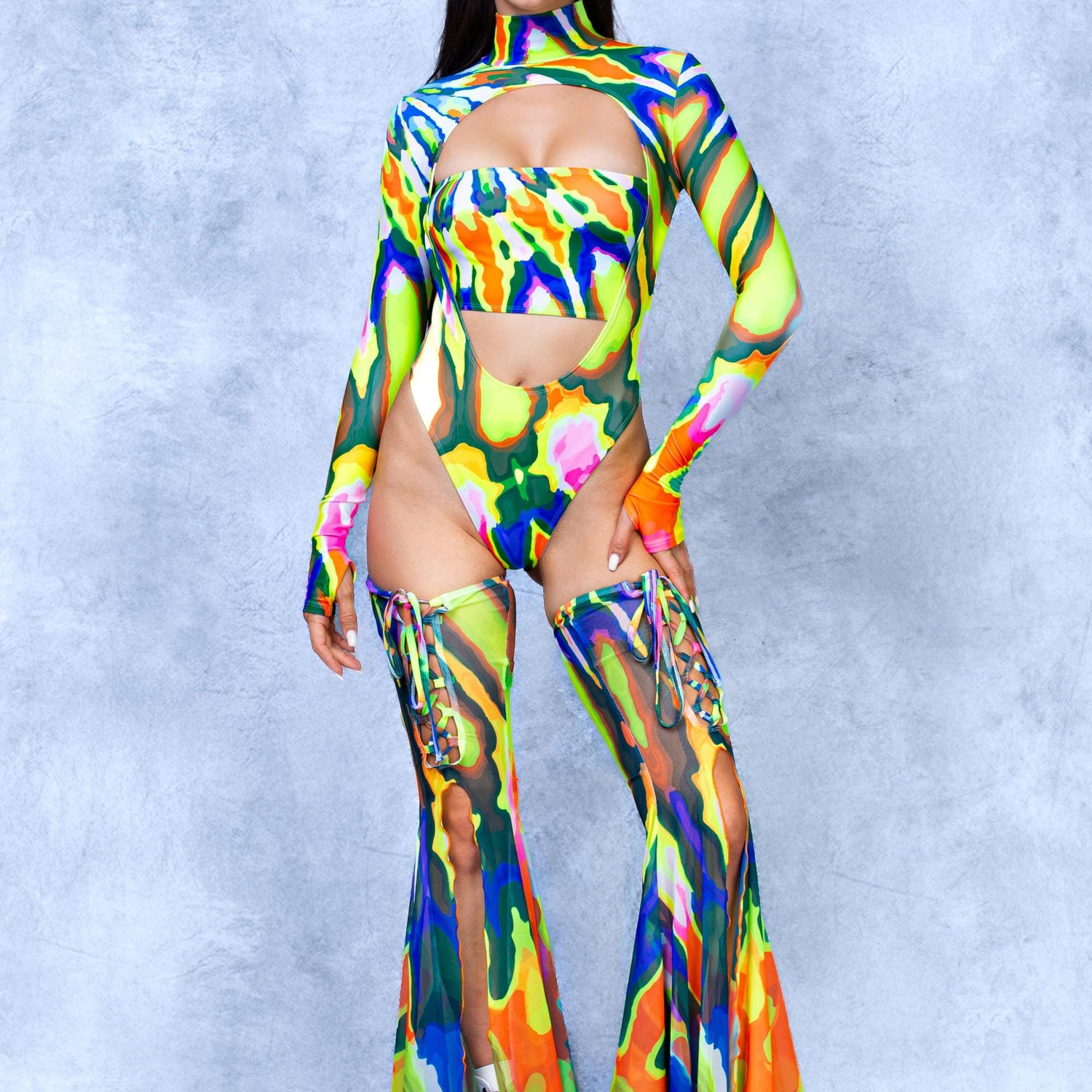 Fairy Spill your Soul Open-Heart Leotard 9