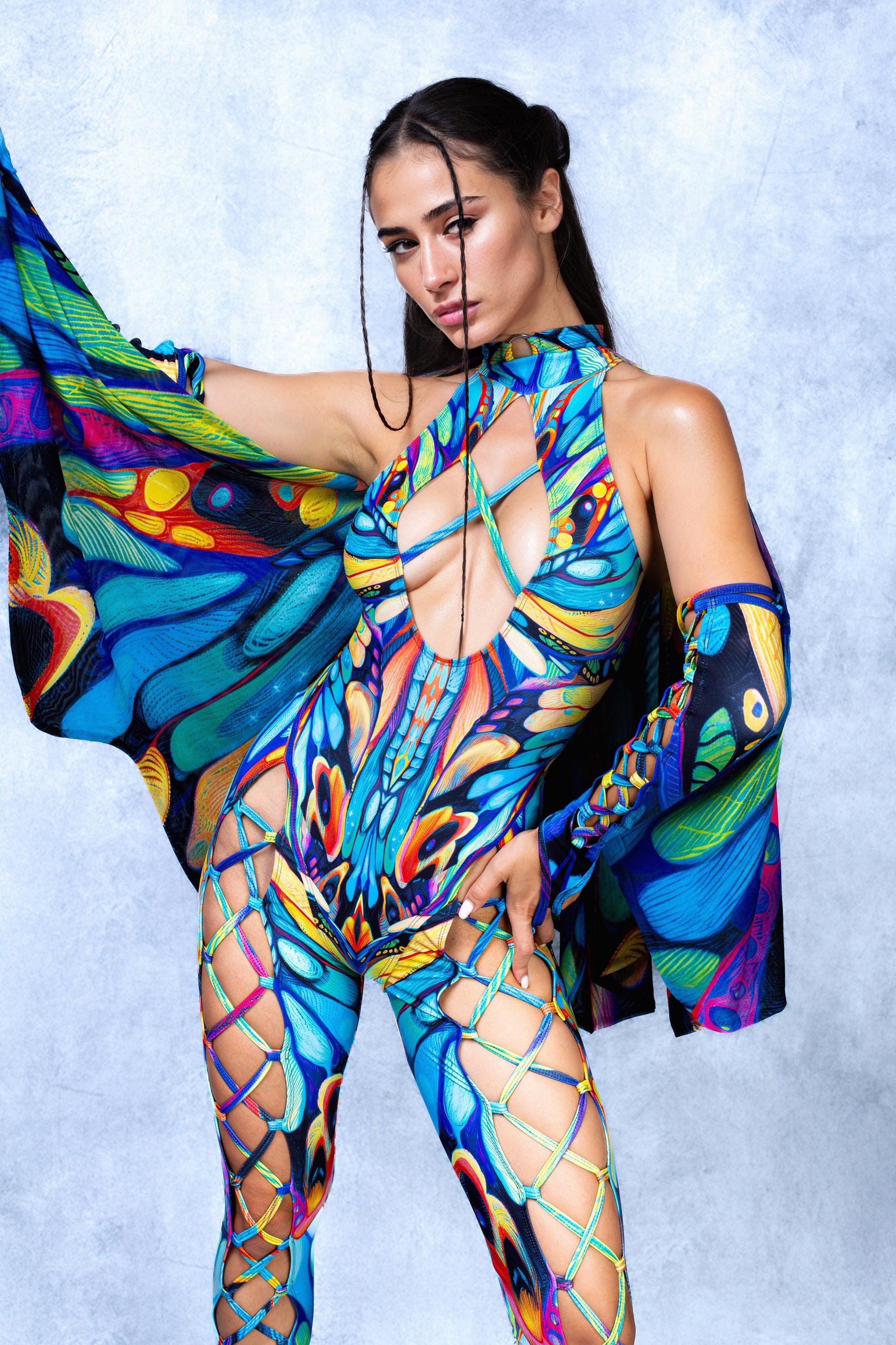 Eyes of Time Fairy Front Cross Jumpsuit 1