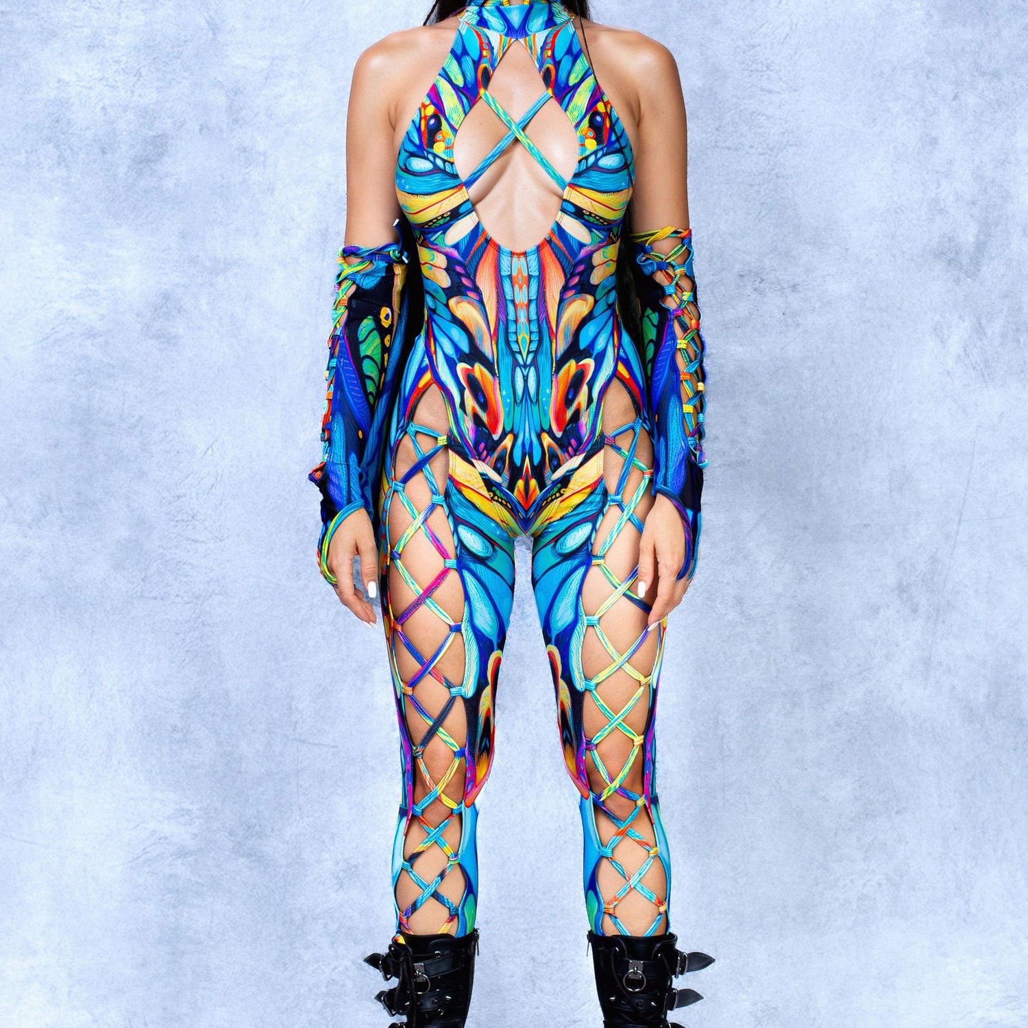 Eyes of Time Fairy Front Cross Jumpsuit 6