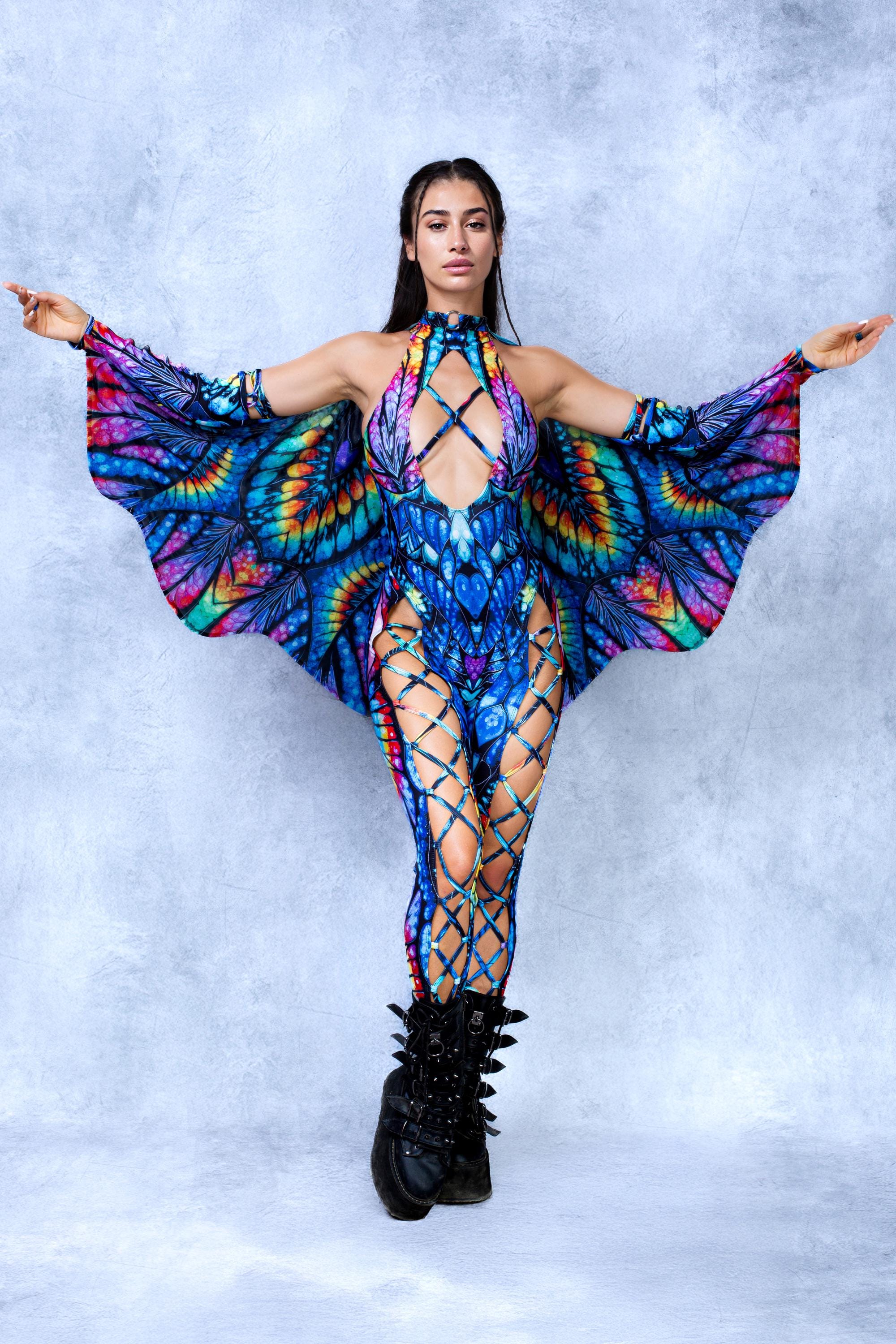 Fairy Open Mind Criss Cross Jumpsuit – Candy Catz