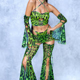Double Vision Mesh Micro Skirt