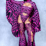 Double Vision Pink Mesh Wings