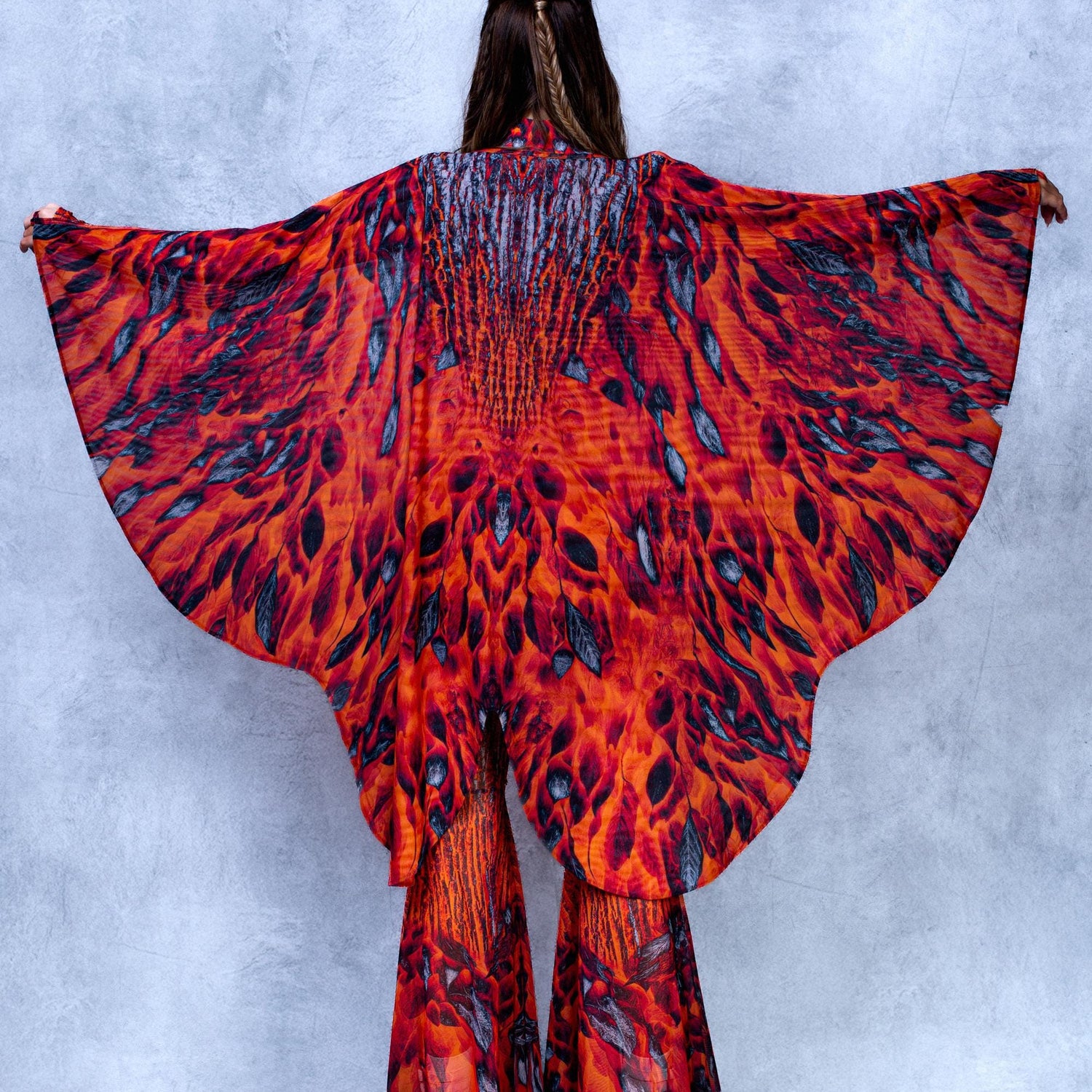 Aurous Wilderness Mesh Wings Lycra, Mesh