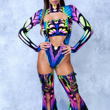 Quiver Fairy Open-Heart Leotard