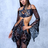Soul Malediction Witch Choker Bellsleeve Set