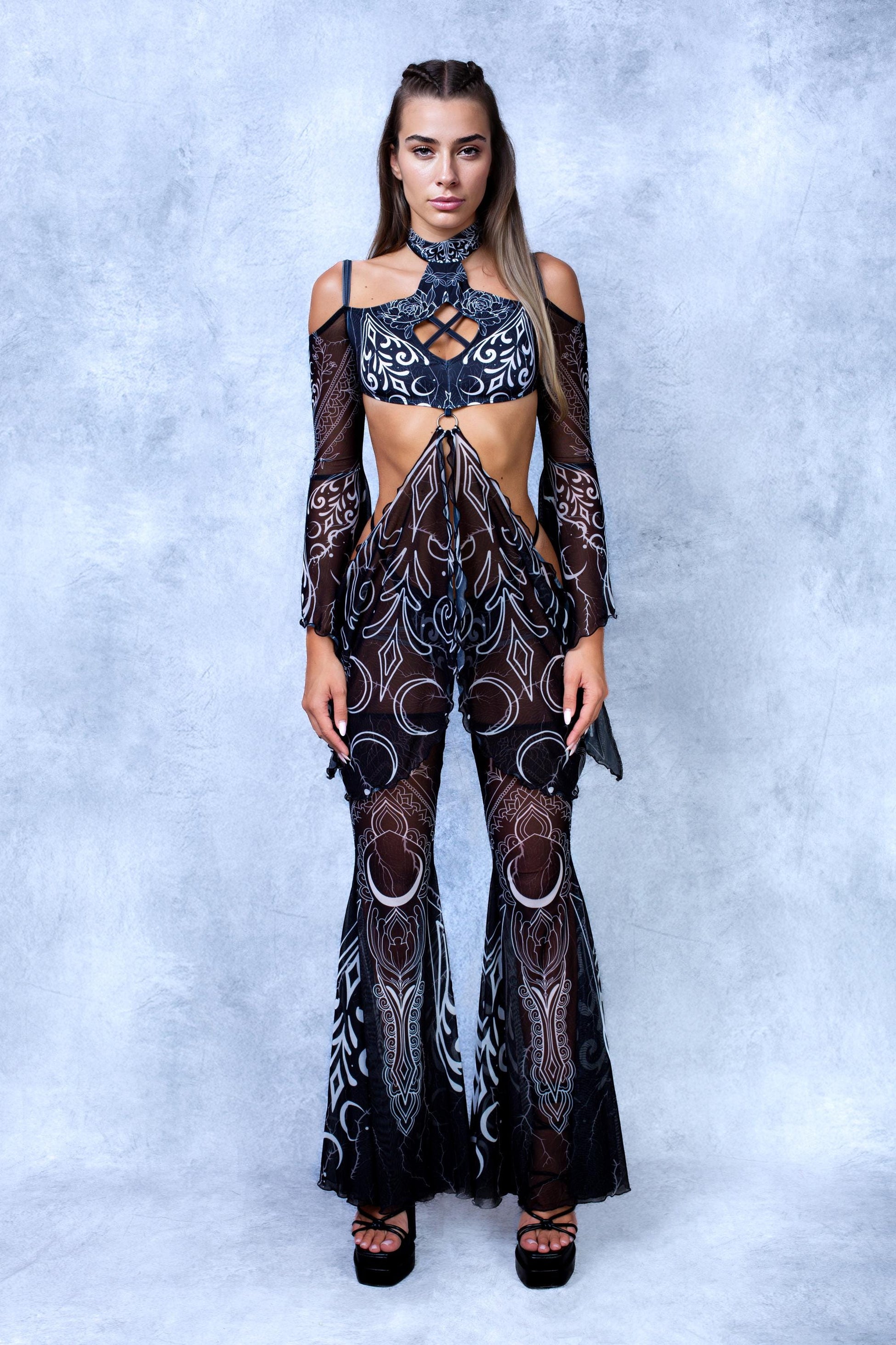 Witch Soul Malediction Choker Bellsleeve Set 2