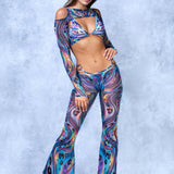 Glam Dust Ring Bralette Top
