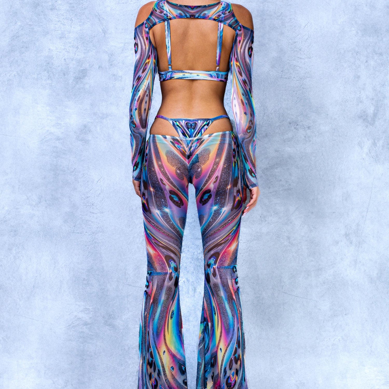 Glam Dust Ring Bralette Top Performance