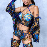 Heartstone Mesh Micro Skirt