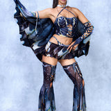 Dream of Darkness Mesh Micro Skirt