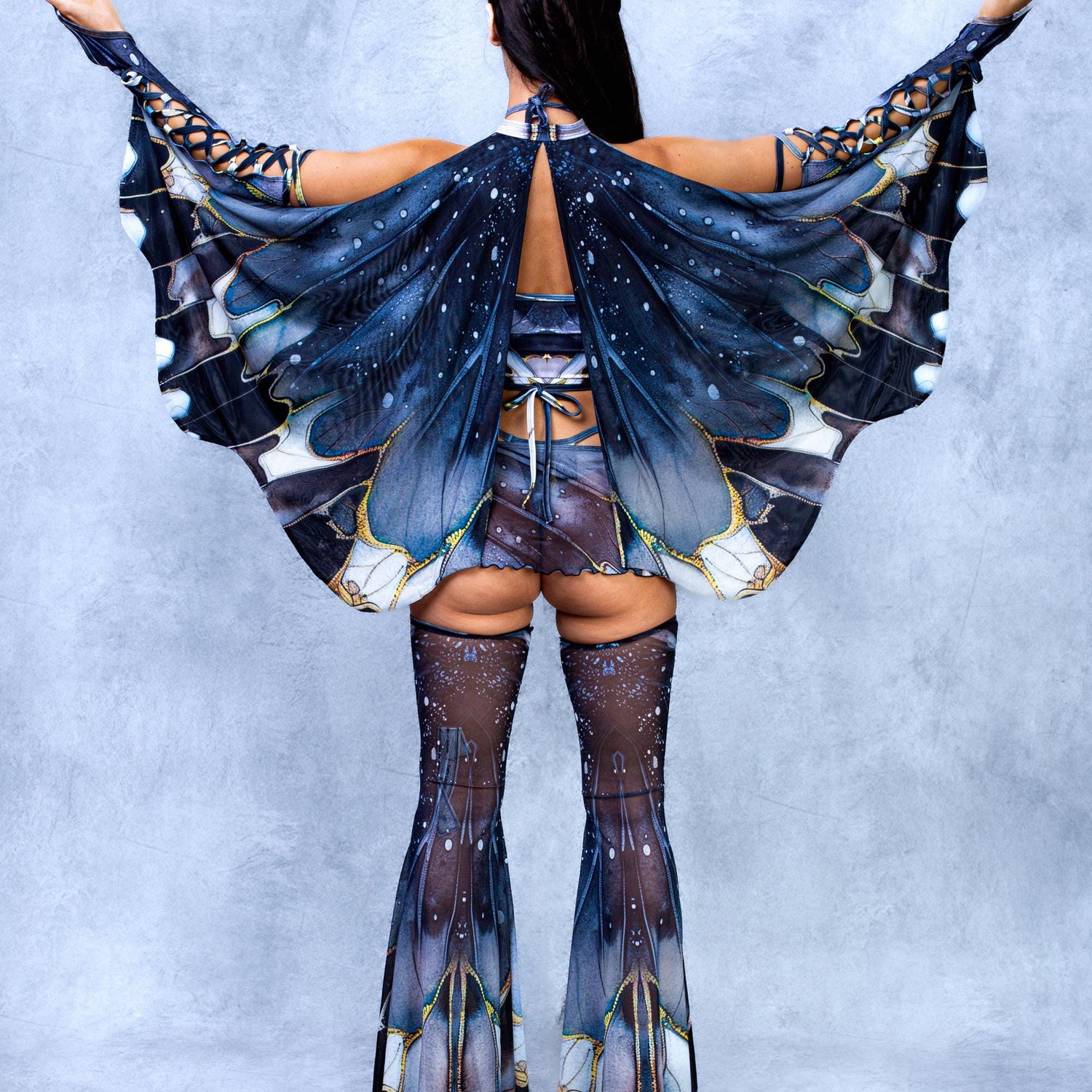 Dream of Darkness Fairy Corset Winged Set Performance